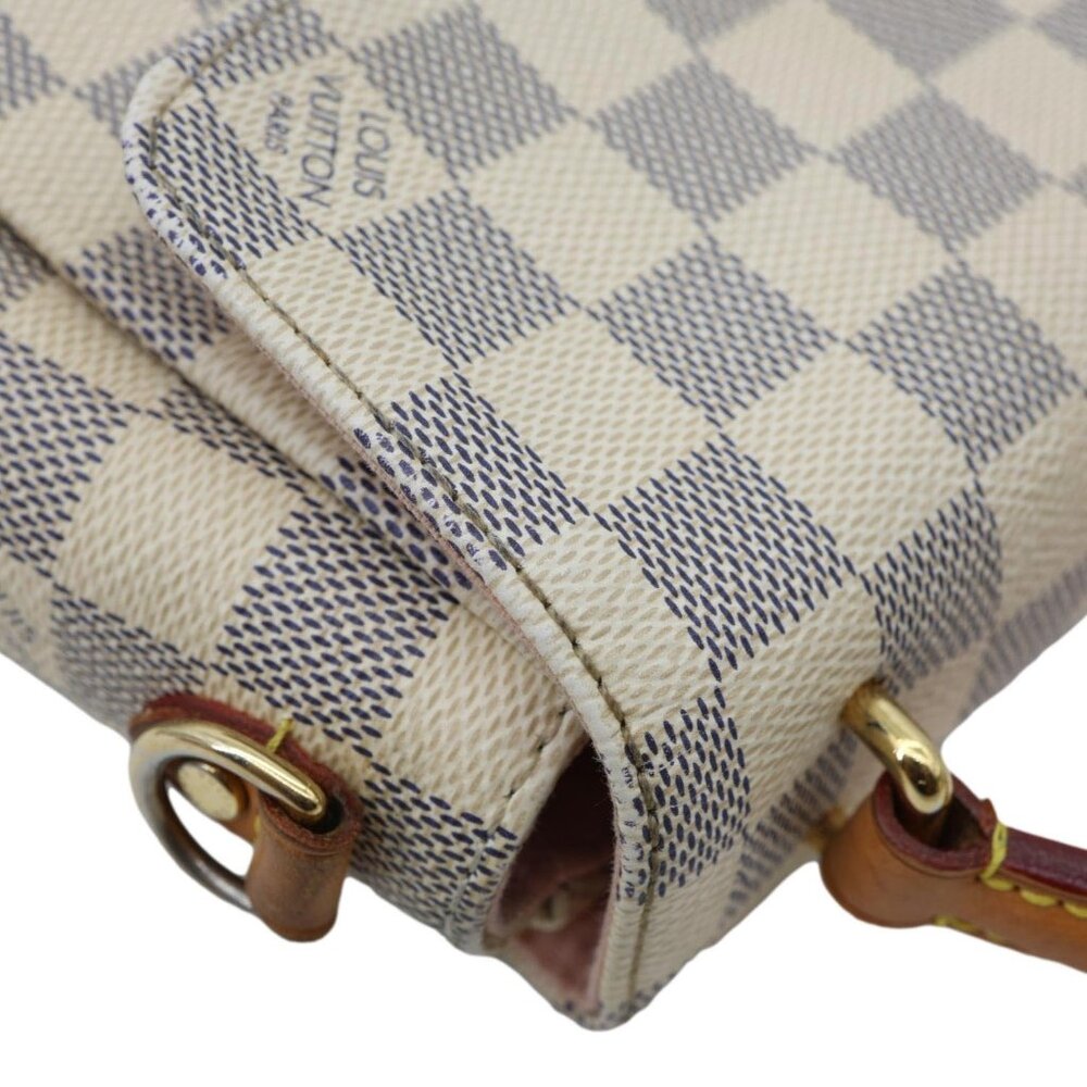 Louis Vuitton  Croisette Damier Azur Satchel Crossbody Bag Rose Ballerine - Picture 5 of 16